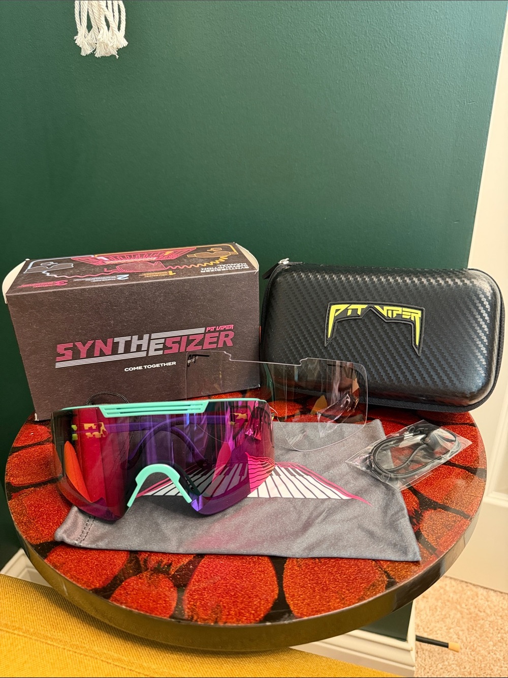 Put Viper Synthesizer- Snow/Sport Goggles in Purple with Mint Accents